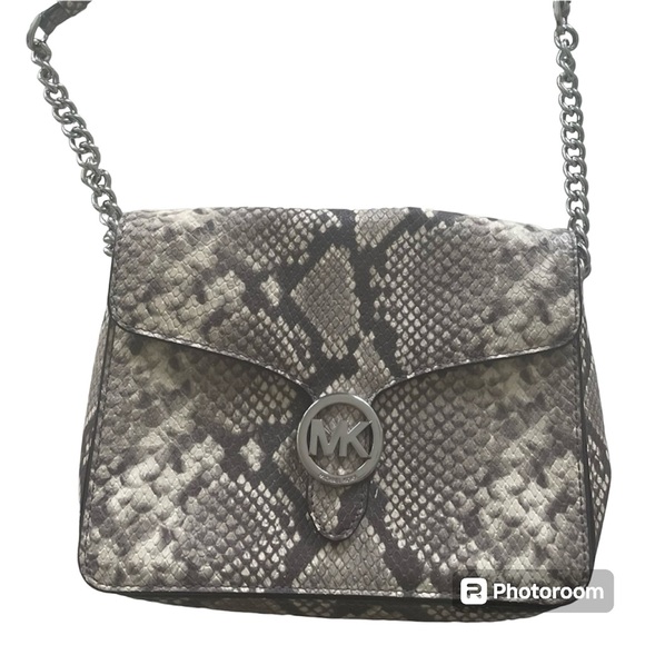 Michael Kors Python Print Crossbody Bag - Picture 1 of 6